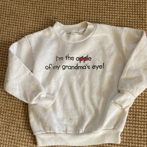 Rabbit Skins White Sweatshirt